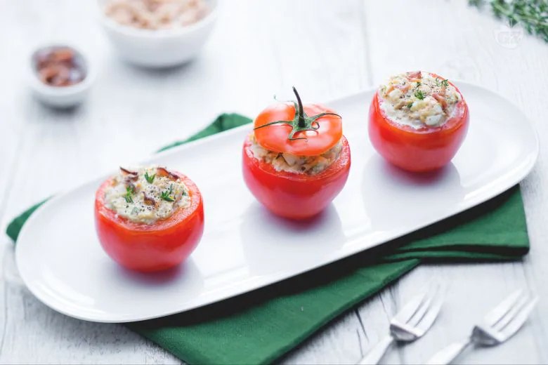 Egy váratlan forma – tonhalas töltött paradicsom recept